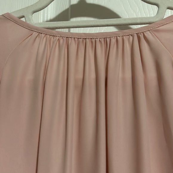 NWOT Amanda Uprichard Pink Long Sleeve Blouse - Picture 4 of 4